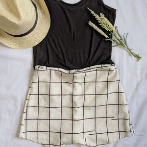 ❌SOLD❌ Blue Blush Checkered Skort